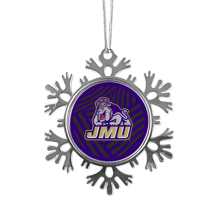 James Madison University Christmas Ornament - Snowflake Metal