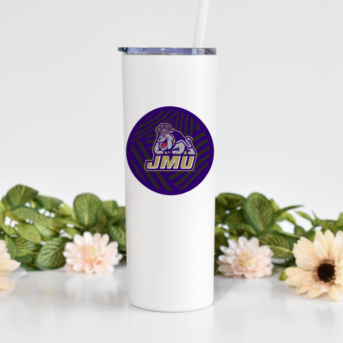 James Madison University Stainless Steel Skinny Tumbler 20 OZ