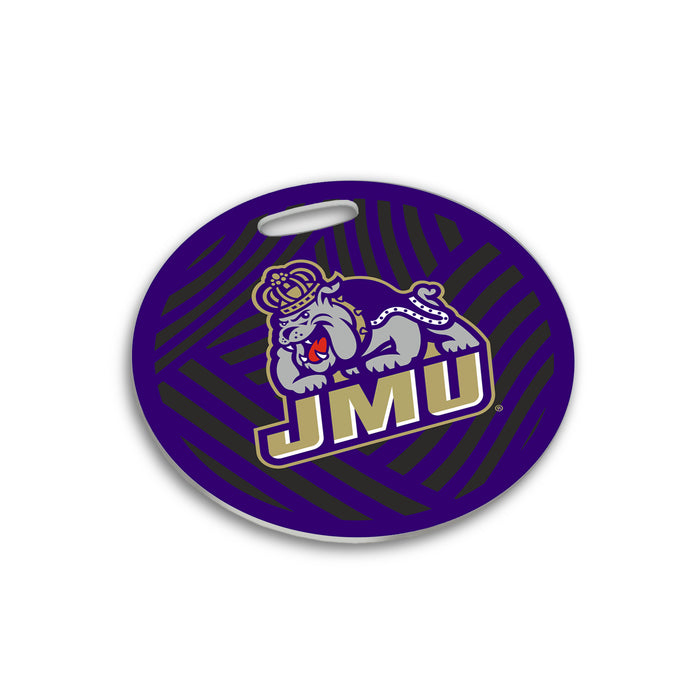 James Madison University Luggage Bag Tag (round)