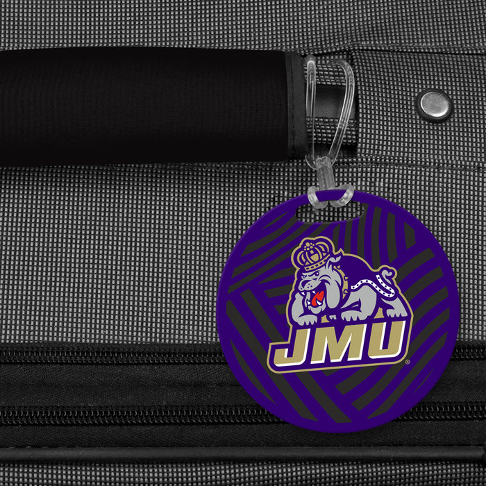 James Madison University Luggage Bag Tag (round)