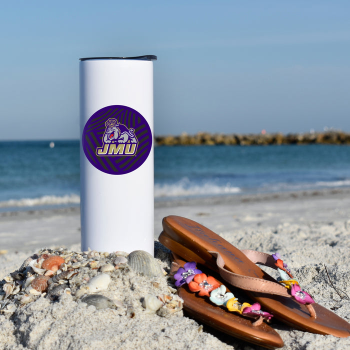 James Madison University Stainless Steel Skinny Tumbler 20 OZ