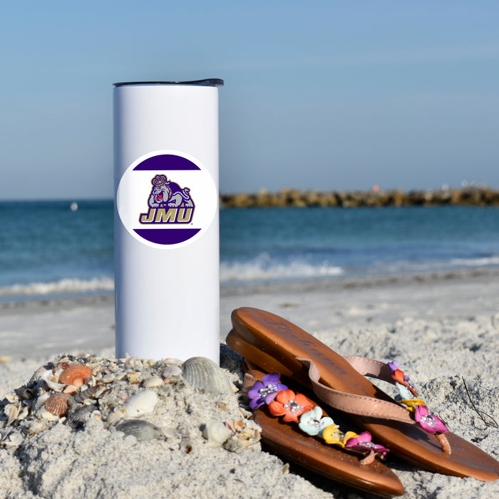 James Madison University Stainless Steel Skinny Tumbler 20 OZ