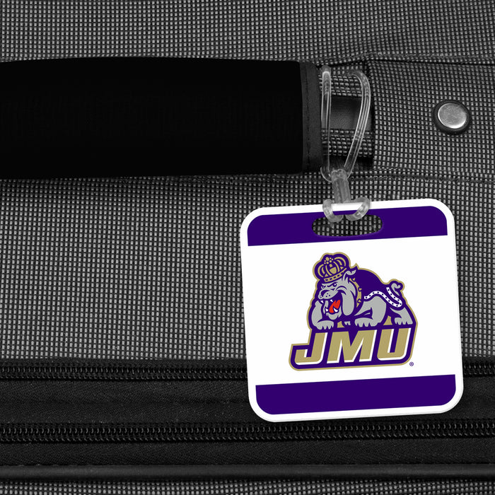 James Madison University Luggage Bag Tag (square)