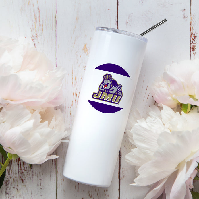 James Madison University Stainless Steel Skinny Tumbler 20 OZ