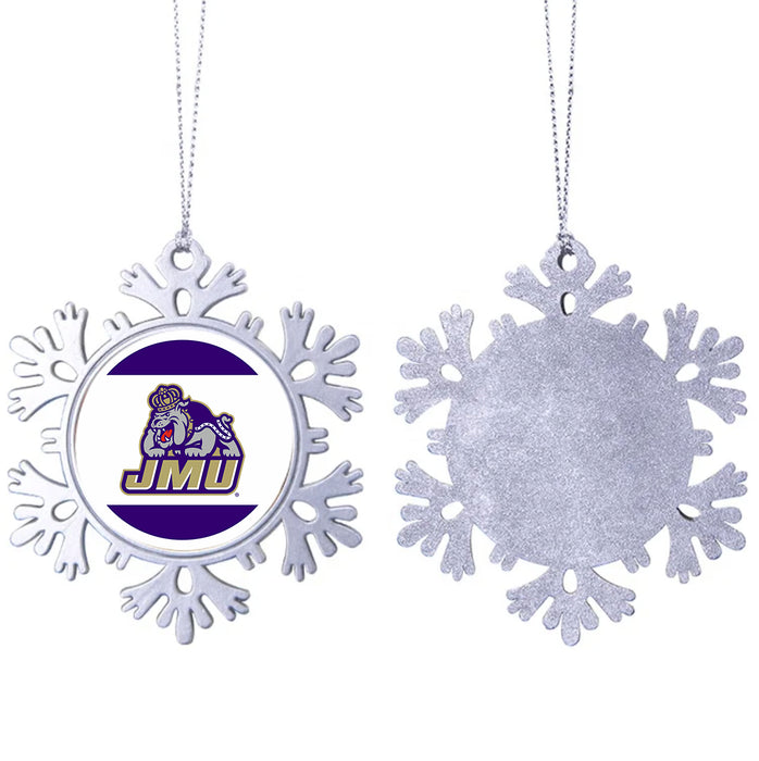 James Madison University Christmas Ornament - Snowflake Metal