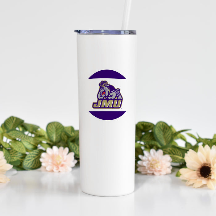 James Madison University Stainless Steel Skinny Tumbler 20 OZ