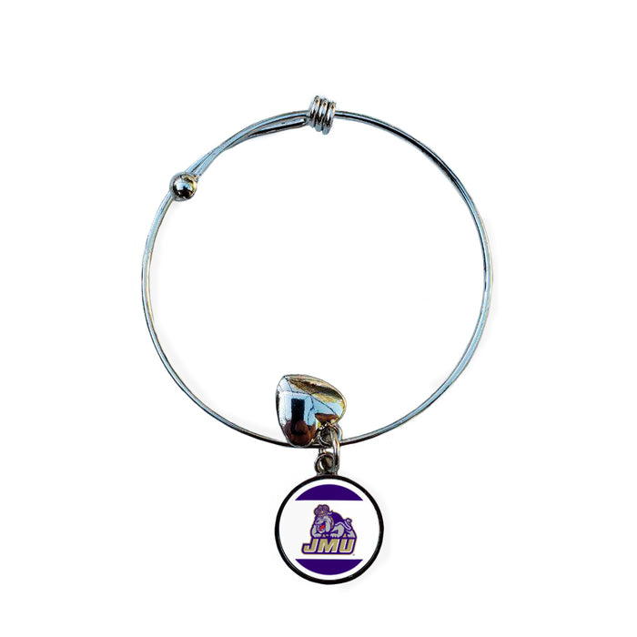 James Madison University Round Adjustable Bracelet