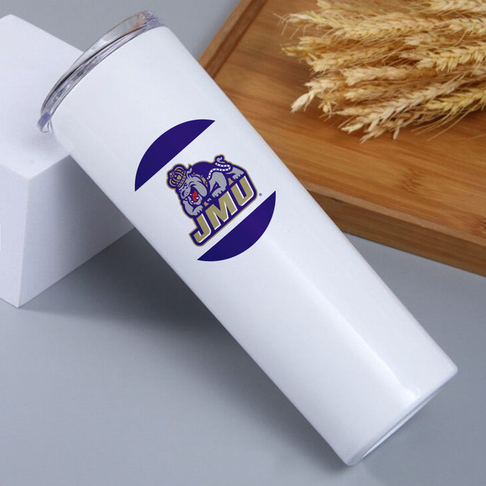 James Madison University Stainless Steel Skinny Tumbler 20 OZ