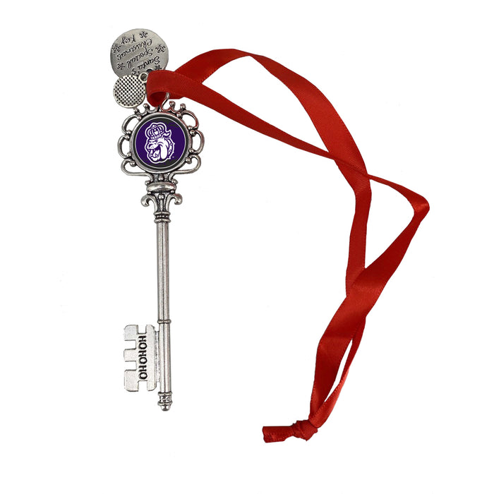 James Madison University Christmas Ornament Santa Magic Key
