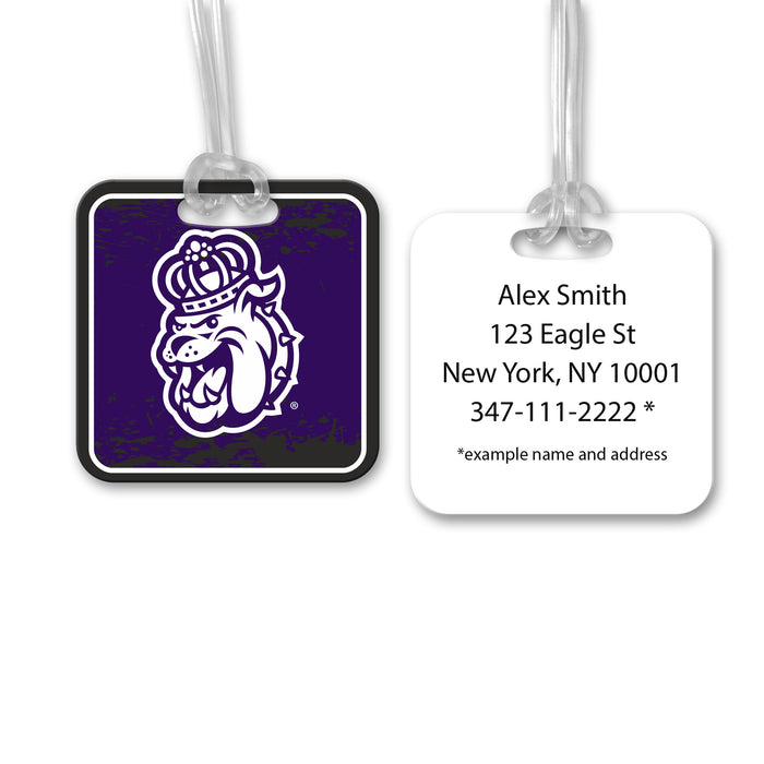 James Madison University Luggage Bag Tag (square)