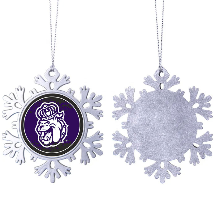 James Madison University Christmas Ornament - Snowflake Metal