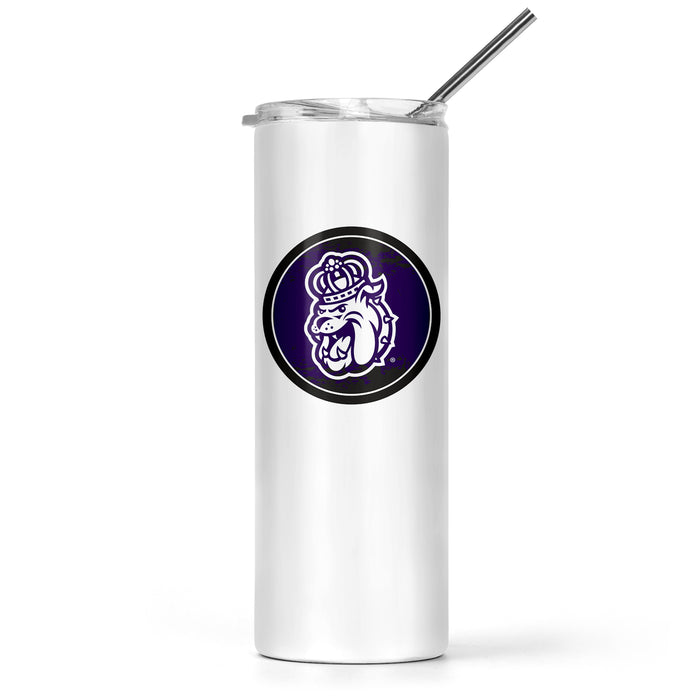 James Madison University Stainless Steel Skinny Tumbler 20 OZ