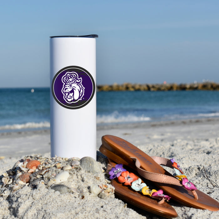 James Madison University Stainless Steel Skinny Tumbler 20 OZ