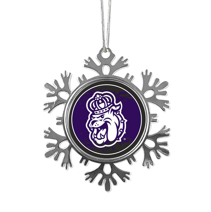 James Madison University Christmas Ornament - Snowflake Metal