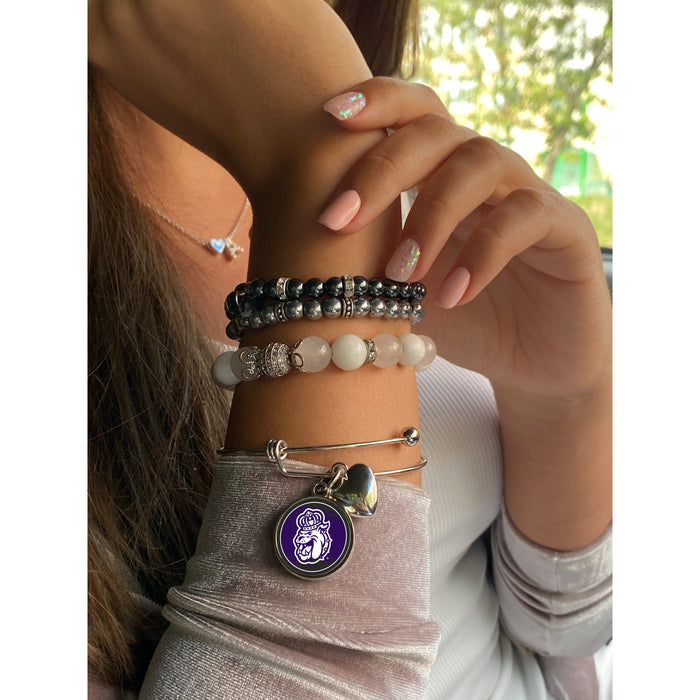 James Madison University Round Adjustable Bracelet