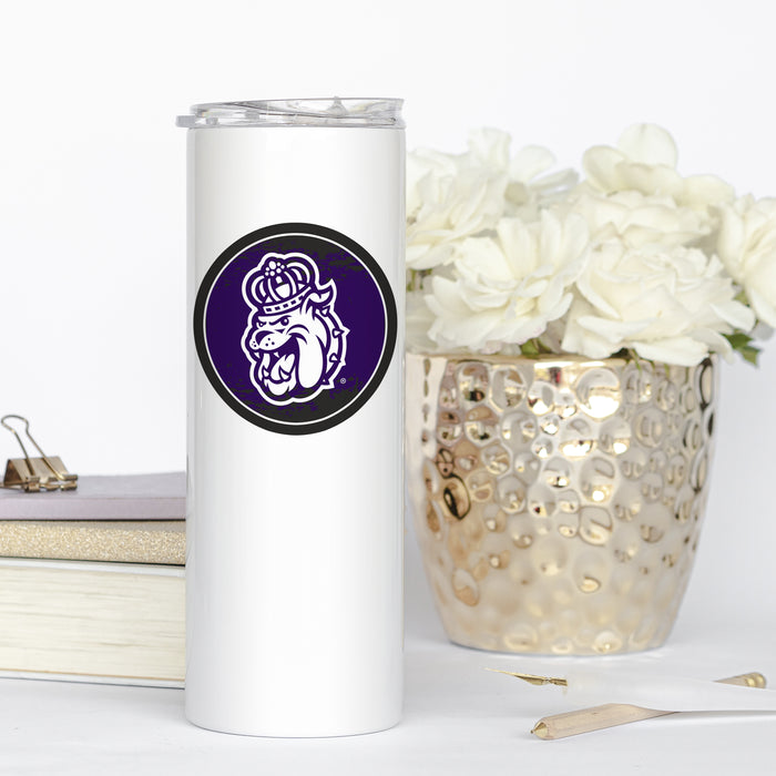 James Madison University Stainless Steel Skinny Tumbler 20 OZ