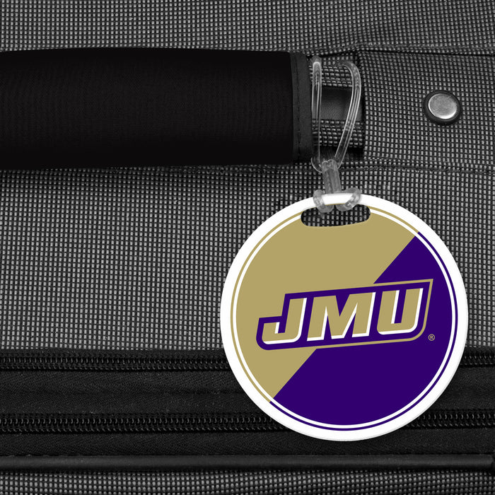 James Madison University Luggage Bag Tag (round)