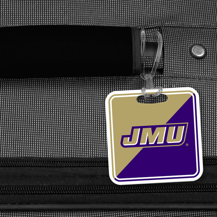 James Madison University Luggage Bag Tag (square)