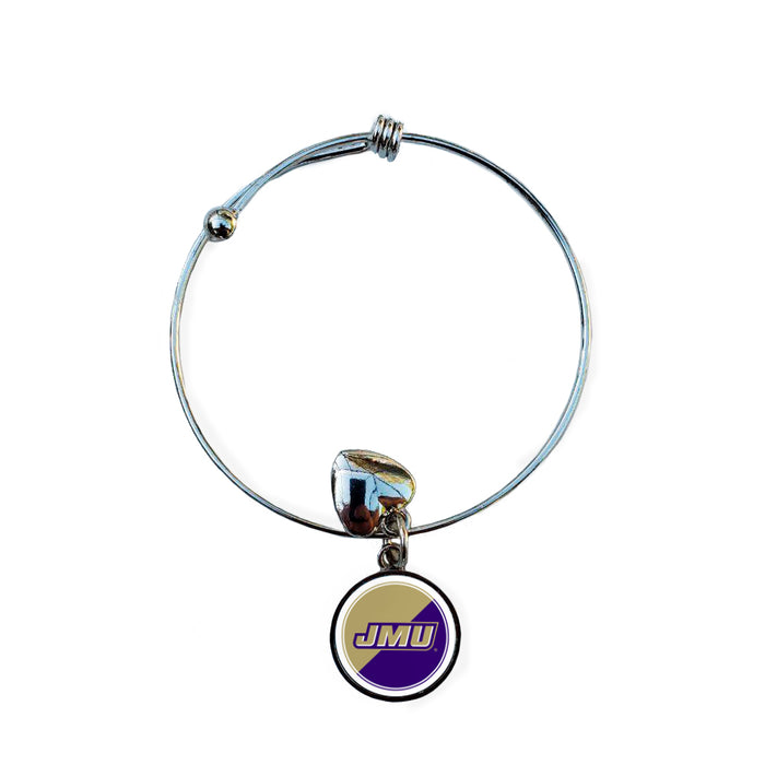 James Madison University Round Adjustable Bracelet