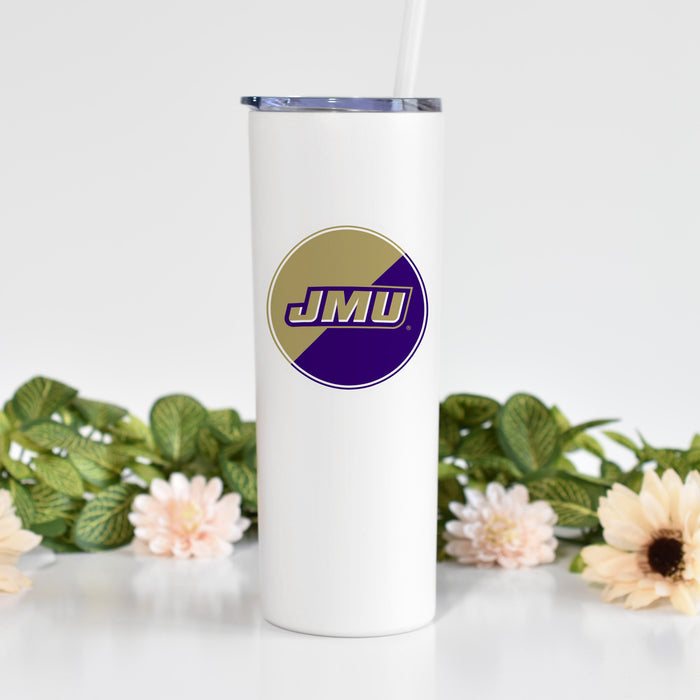 James Madison University Stainless Steel Skinny Tumbler 20 OZ