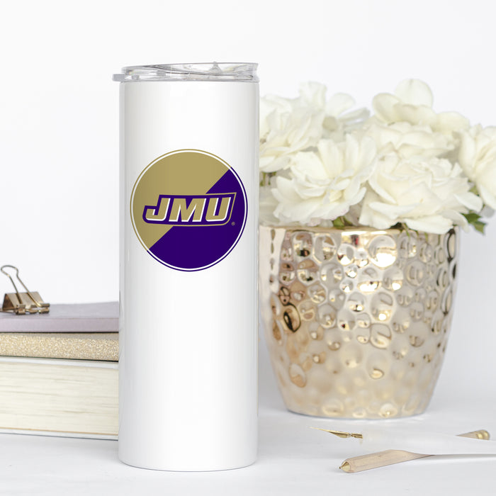 James Madison University Stainless Steel Skinny Tumbler 20 OZ