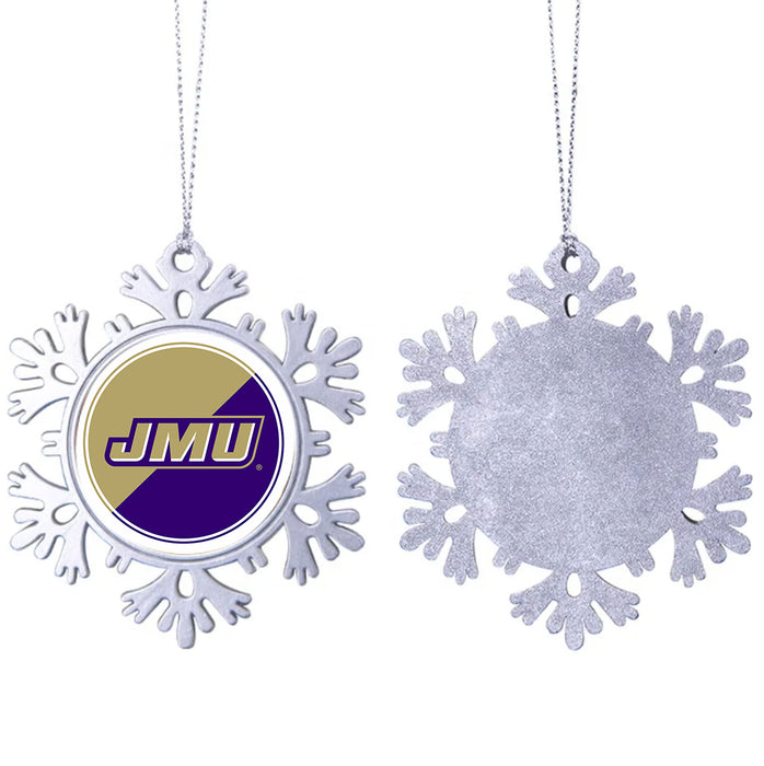James Madison University Christmas Ornament - Snowflake Metal