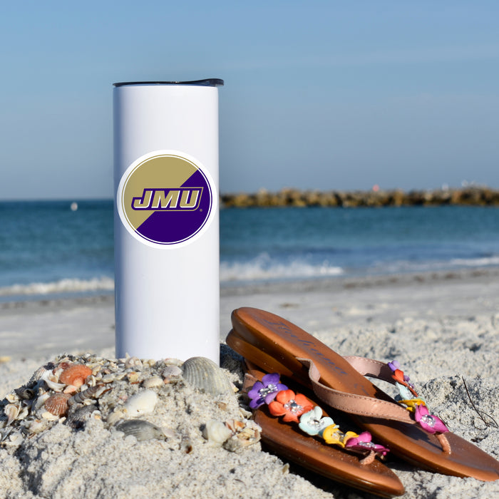 James Madison University Stainless Steel Skinny Tumbler 20 OZ