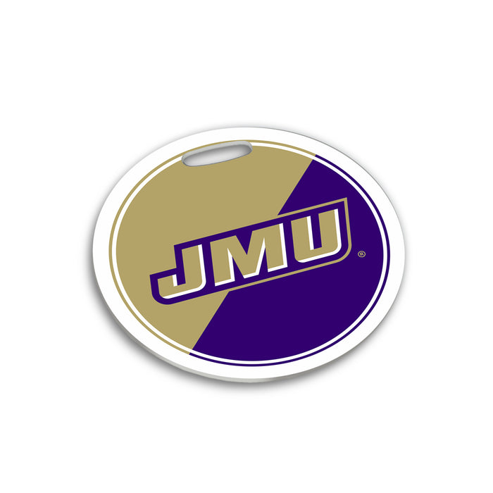 James Madison University Luggage Bag Tag (round)