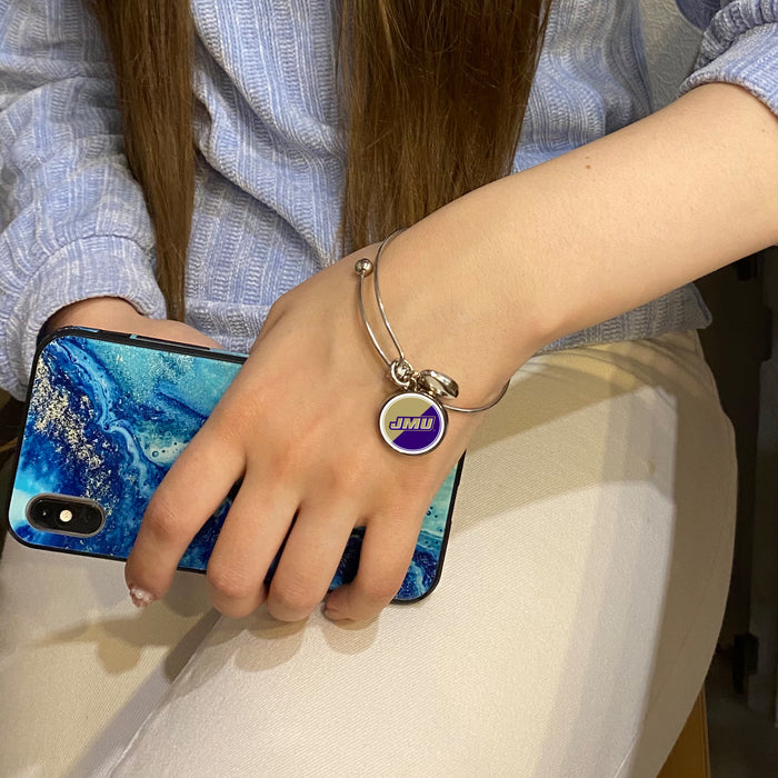 James Madison University Round Adjustable Bracelet