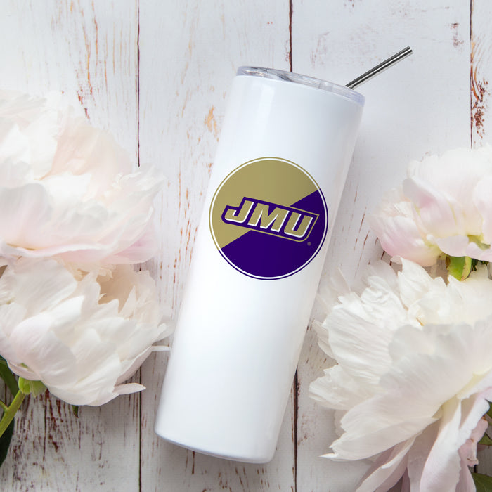James Madison University Stainless Steel Skinny Tumbler 20 OZ