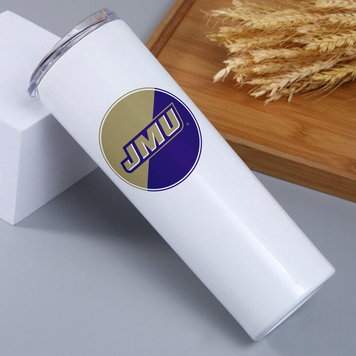 James Madison University Stainless Steel Skinny Tumbler 20 OZ