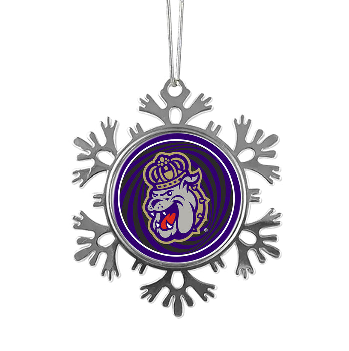 James Madison University Christmas Ornament - Snowflake Metal