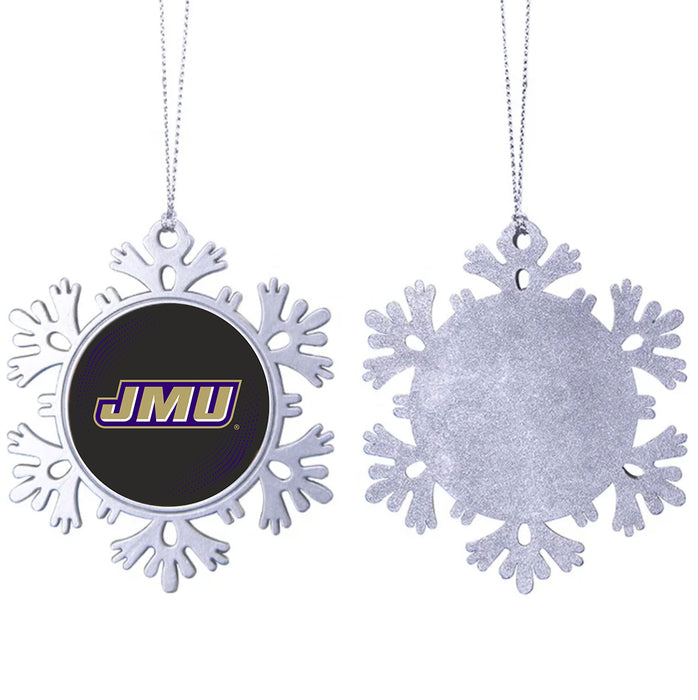 James Madison University Christmas Ornament - Snowflake Metal