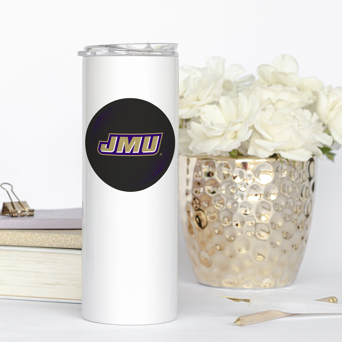 James Madison University Stainless Steel Skinny Tumbler 20 OZ