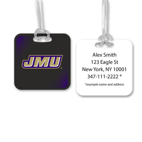 James Madison University Luggage Bag Tag (square)