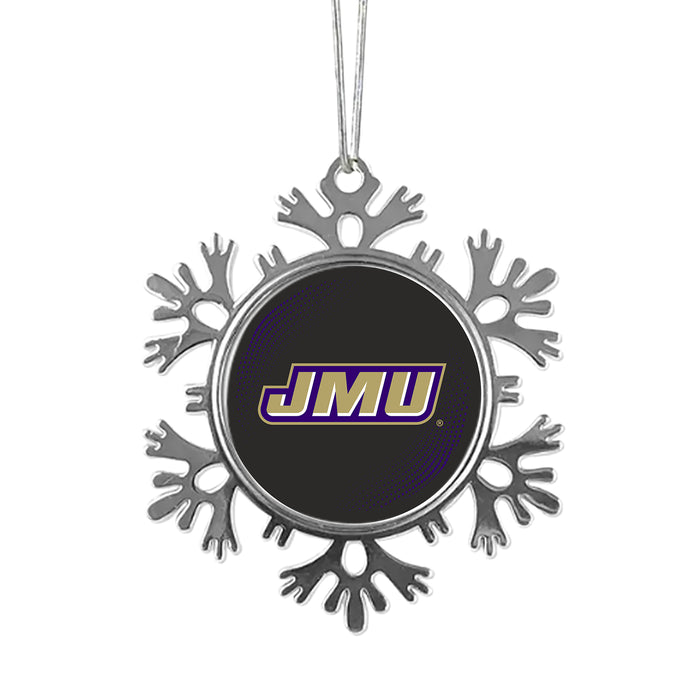 James Madison University Christmas Ornament - Snowflake Metal