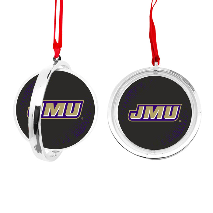 James Madison University Christmas Reversible Flat Round Ornament