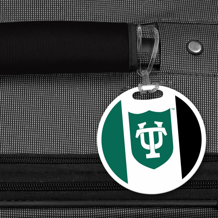 Tulane University Luggage Bag Tag (round)