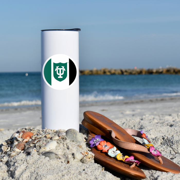 Tulane University Stainless Steel Skinny Tumbler 20 OZ