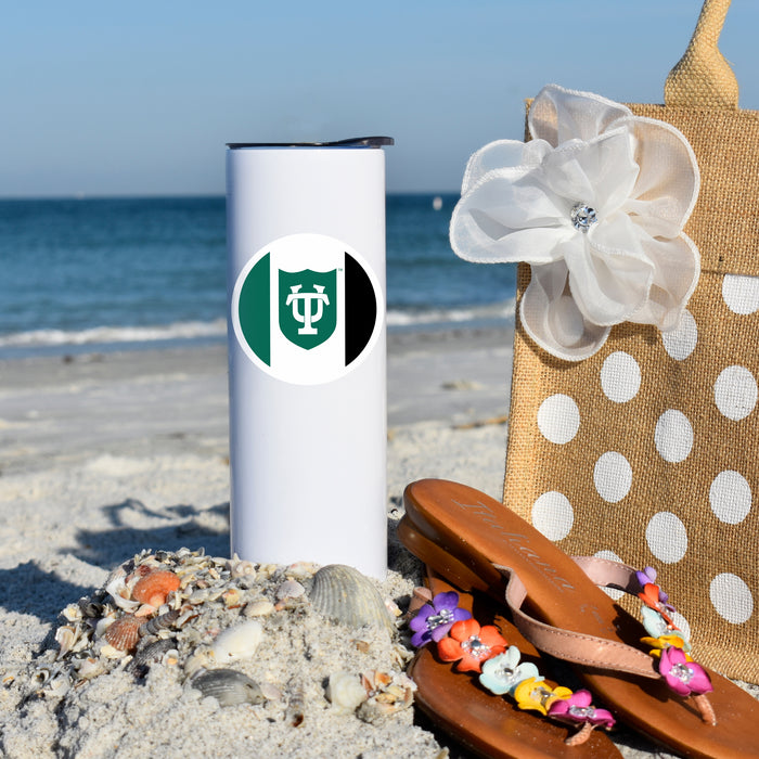 Tulane University Stainless Steel Skinny Tumbler 20 OZ