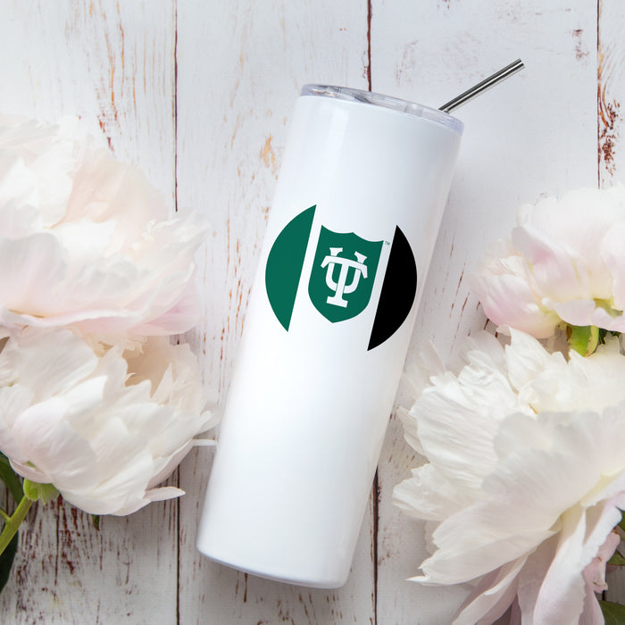 Tulane University Stainless Steel Skinny Tumbler 20 OZ