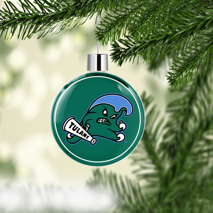 Tulane University Christmas Ornament Flat Round