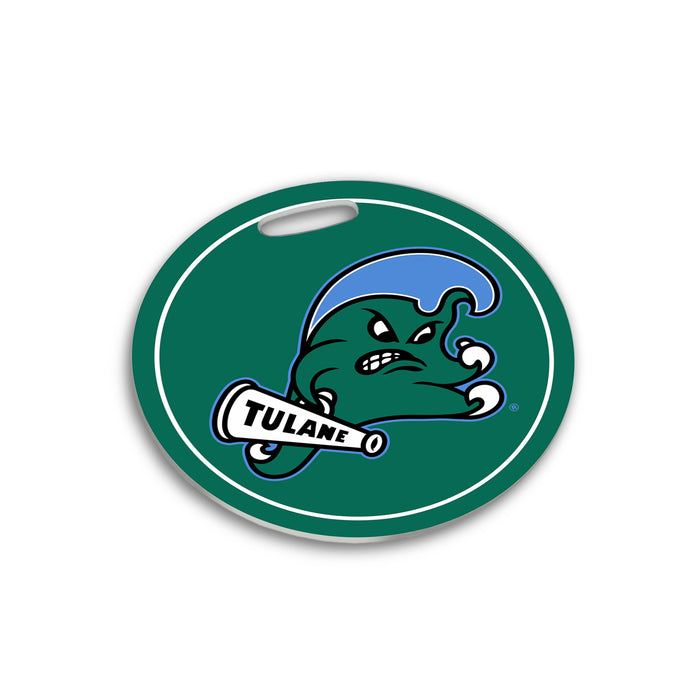 Tulane University Luggage Bag Tag (round)