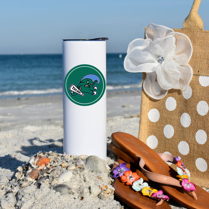 Tulane University Stainless Steel Skinny Tumbler 20 OZ