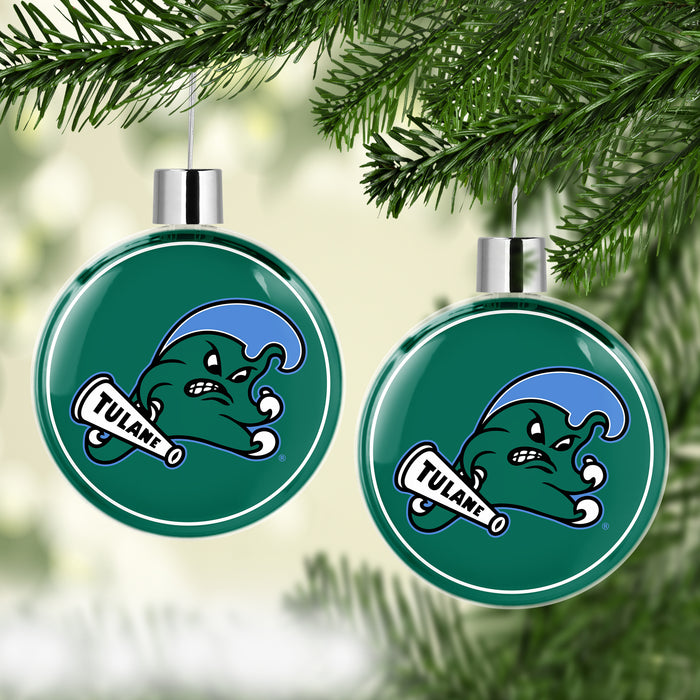 Tulane University Christmas Ornament Flat Round