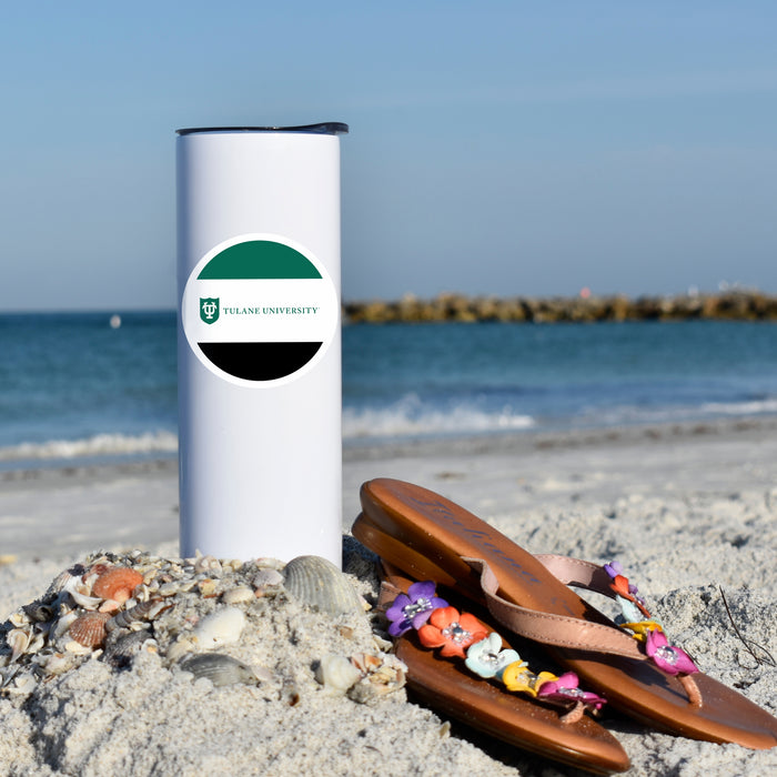 Tulane University Stainless Steel Skinny Tumbler 20 OZ