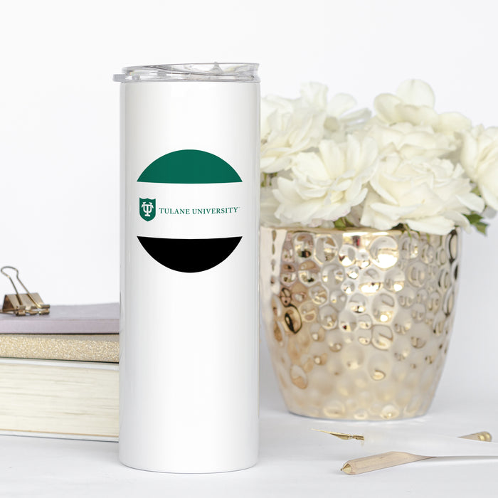 Tulane University Stainless Steel Skinny Tumbler 20 OZ