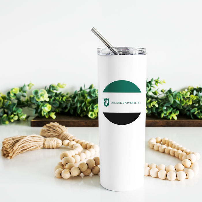 Tulane University Stainless Steel Skinny Tumbler 20 OZ