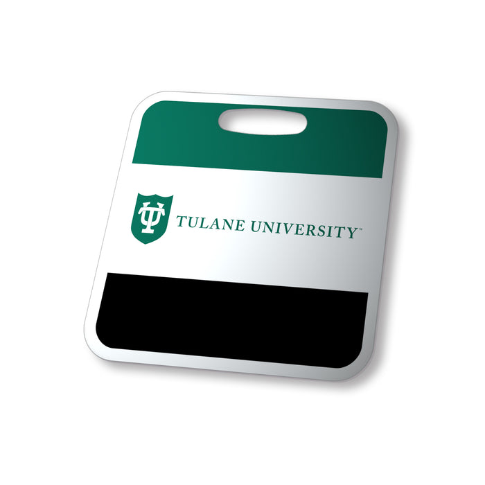 Tulane University Luggage Bag Tag (square)
