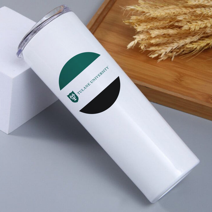 Tulane University Stainless Steel Skinny Tumbler 20 OZ